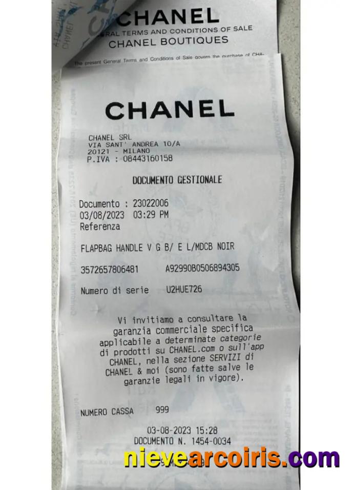 Chanel boutiques payment check